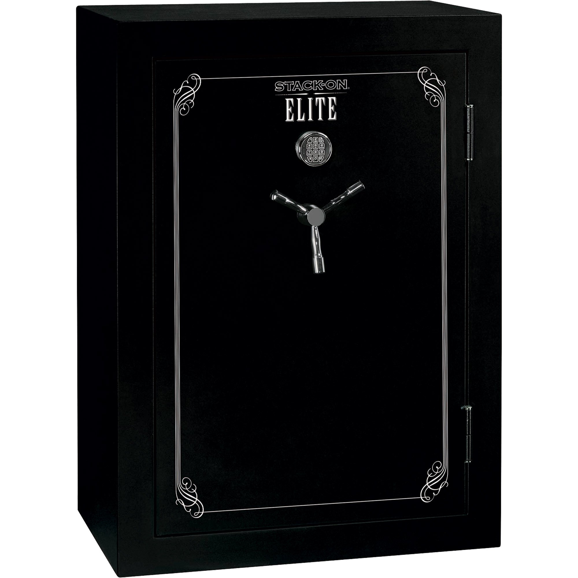 Stack-On 48-Gun Fire-Resistant Safe — Black, Electronic Lock, Model# E-48-MB-E-DS